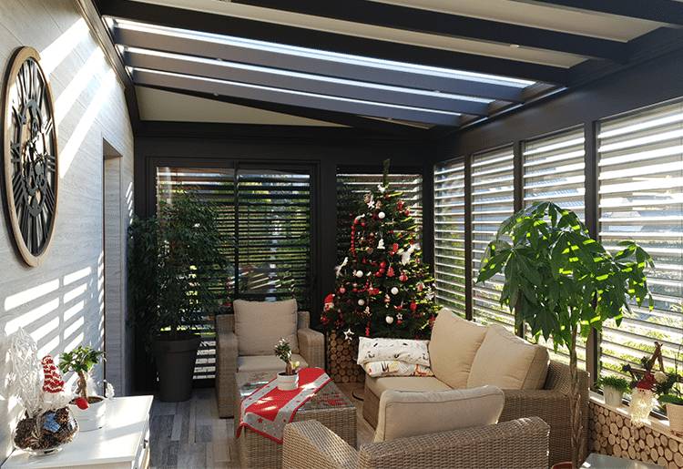 Véranda focus toiture et fe