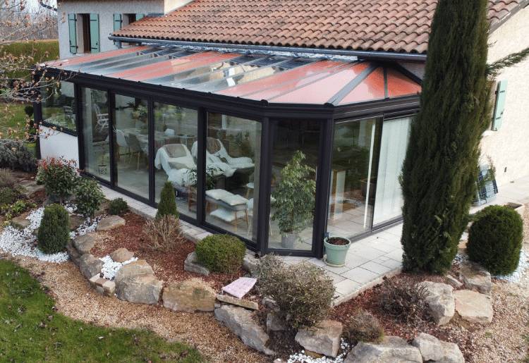 Véranda vue de haut